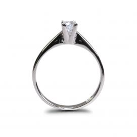925 Silver 3.5mm Cubic Zirconia Ring