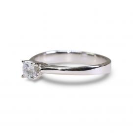 925 Silver 3.5mm Cubic Zirconia Ring