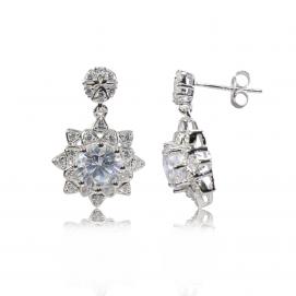 925 Silver Cubic Zirconia Earring