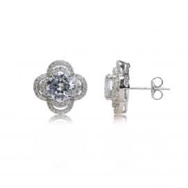 925 Silver Cubic Zirconia Earring