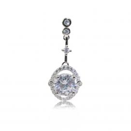 925 silver CZ pendant