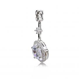 925 silver CZ pendant