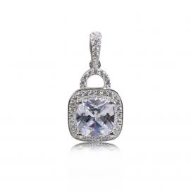 925 silver CZ pendant