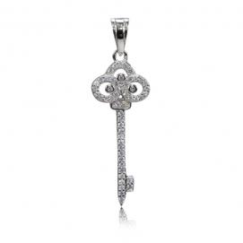 925 silver CZ pendant