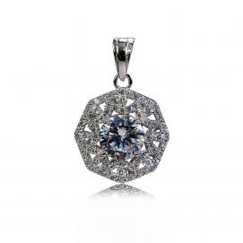 925 silver CZ pendant