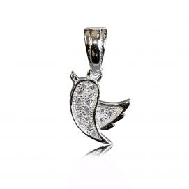 925 silver CZ pendant