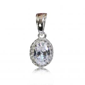 925 silver CZ pendant