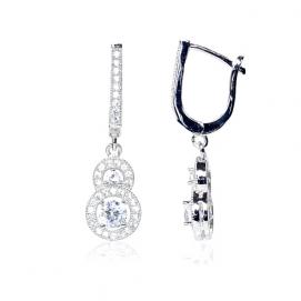 925 Silver Cubic Zirconia Earring