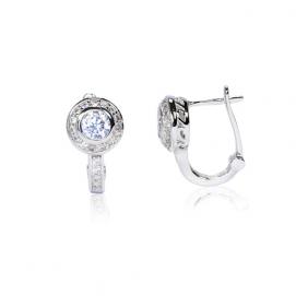 925 Silver Cubic Zirconia Earring