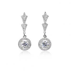 925 Silver Cubic Zirconia Earring