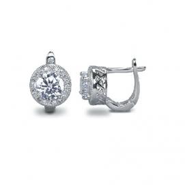 925 Silver Cubic Zirconia Earring