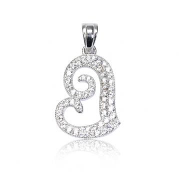 925 silver CZ pendant