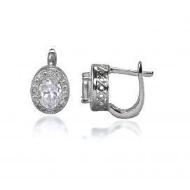 925 Silver Cubic Zirconia Earring