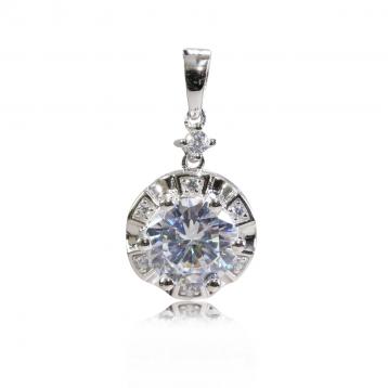 925 silver CZ pendant