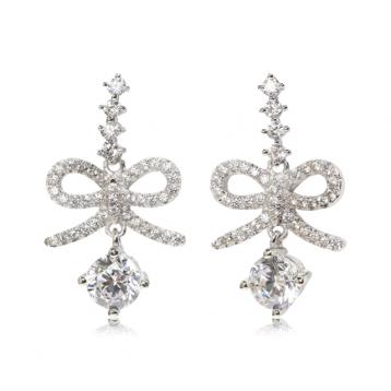925 Silver Cubic Zirconia Earring
