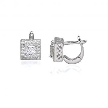 925 Silver Cubic Zirconia Earring
