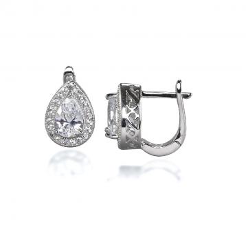 925 Silver Cubic Zirconia Earring