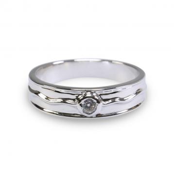 925 Silver Cubic Zirconia Ring