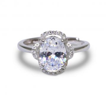 925 Silver Cubic Zirconia Ring