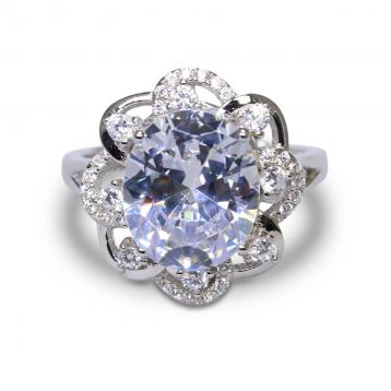 925 Silver Cubic Zirconia Ring