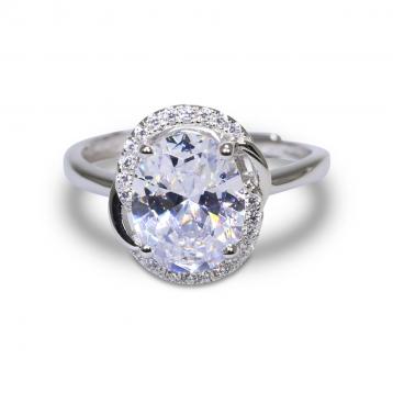 925 Silver Cubic Zirconia Ring