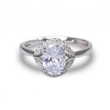 925 Silver Cubic Zirconia Ring