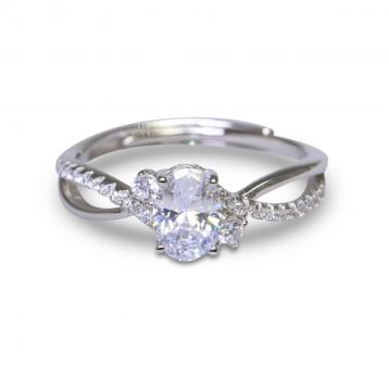 925 Silver Cubic Zirconia Ring