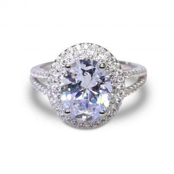 925 Silver Cubic Zirconia Ring