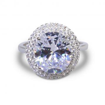 925 Silver Cubic Zirconia Ring