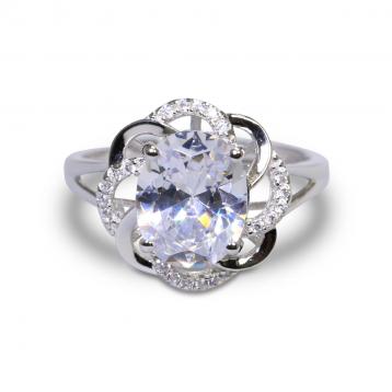 925 Silver Cubic Zirconia Ring