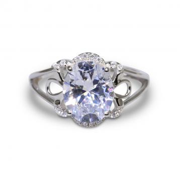 925 Silver Cubic Zirconia Ring