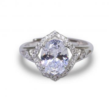 925 Silver Cubic Zirconia Ring