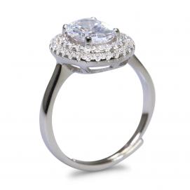 925 Silver Cubic Zirconia Ring