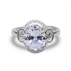 925 Silver Cubic Zirconia Ring