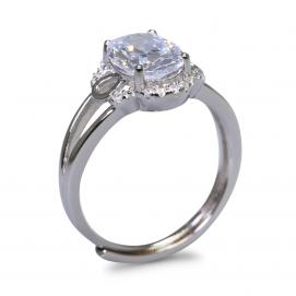 925 Silver Cubic Zirconia Ring