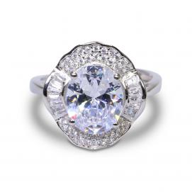 925 Silver Cubic Zirconia Ring