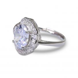 925 Silver Cubic Zirconia Ring