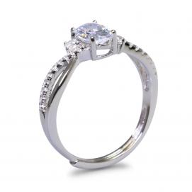 925 Silver Cubic Zirconia Ring