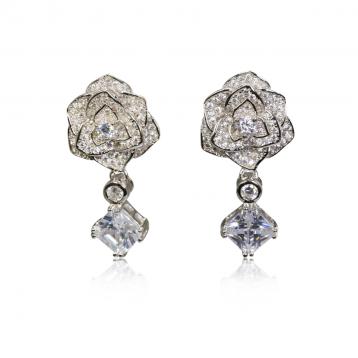 925 Silver Cubic Zirconia Earring