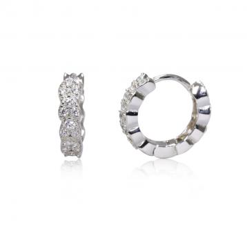 925 Silver Cubic Zirconia Earring