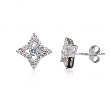 925 Silver Cubic Zirconia Earring