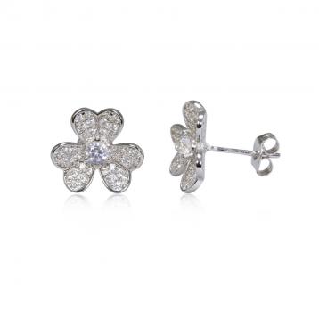 925 Silver Cubic Zirconia Earring