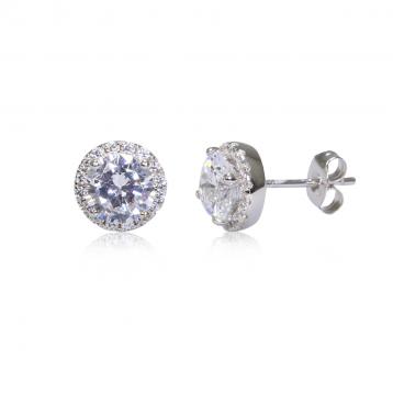 925 Silver Cubic Zirconia Earring