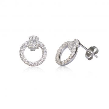 925 Silver Cubic Zirconia Earring