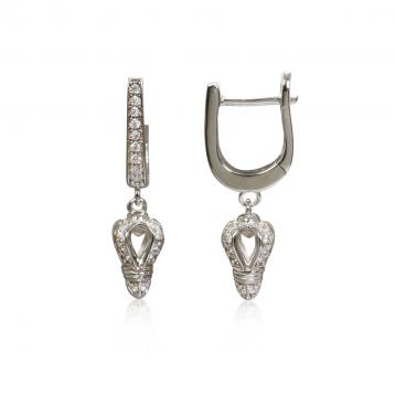 925 Silver Cubic Zirconia Earring