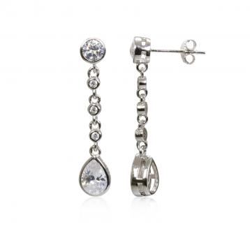 925 Silver Cubic Zirconia Earring