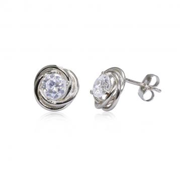 925 Silver Cubic Zirconia Earring