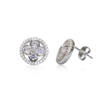 925 Silver Cubic Zirconia Earring