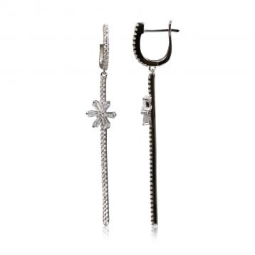 925 Silver Cubic Zirconia Earring