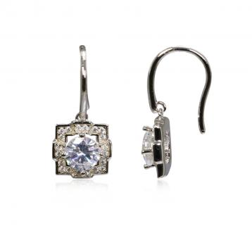 925 Silver Cubic Zirconia Earring